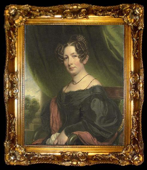 framed  Charles Howard Hodges Maria Antoinette Charlotte Sanderson., ta009-2